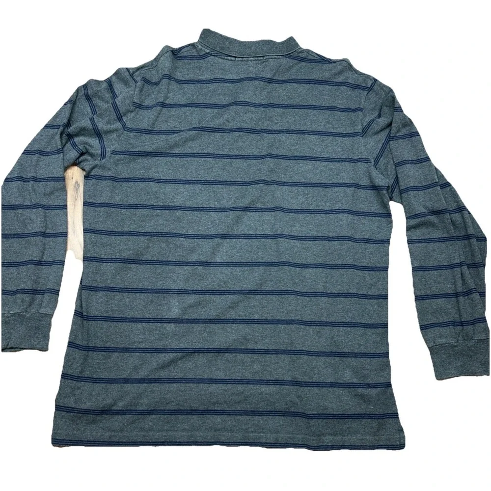 Ralph Lauren Polo Shirt Men's XL Long‎ Sleeve Rugby Prep Striped
